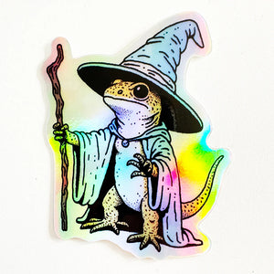 Lizard Wizard Sticker