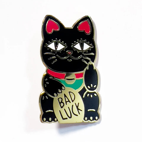 Unlucky Cat Pin