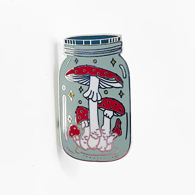 Shroom Jar Pin