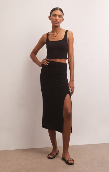 Z Supply Miley Knit Skirt - Black