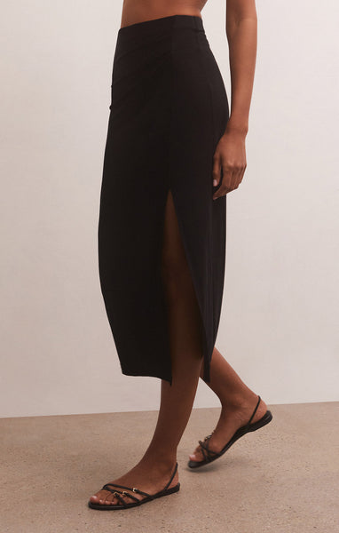 Z Supply Miley Knit Skirt - Black