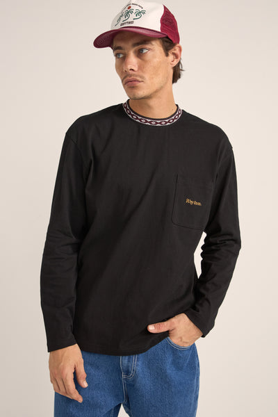 Vintage Jacquard Long Sleeve T-shirt