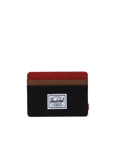 Herschel Charlie Wallet - Black saddle Ketchup