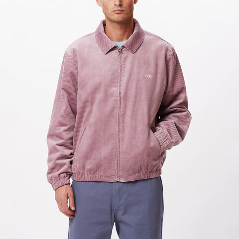 Obey Dibbs Corduroy Zip Jacket - Lilac Chalk