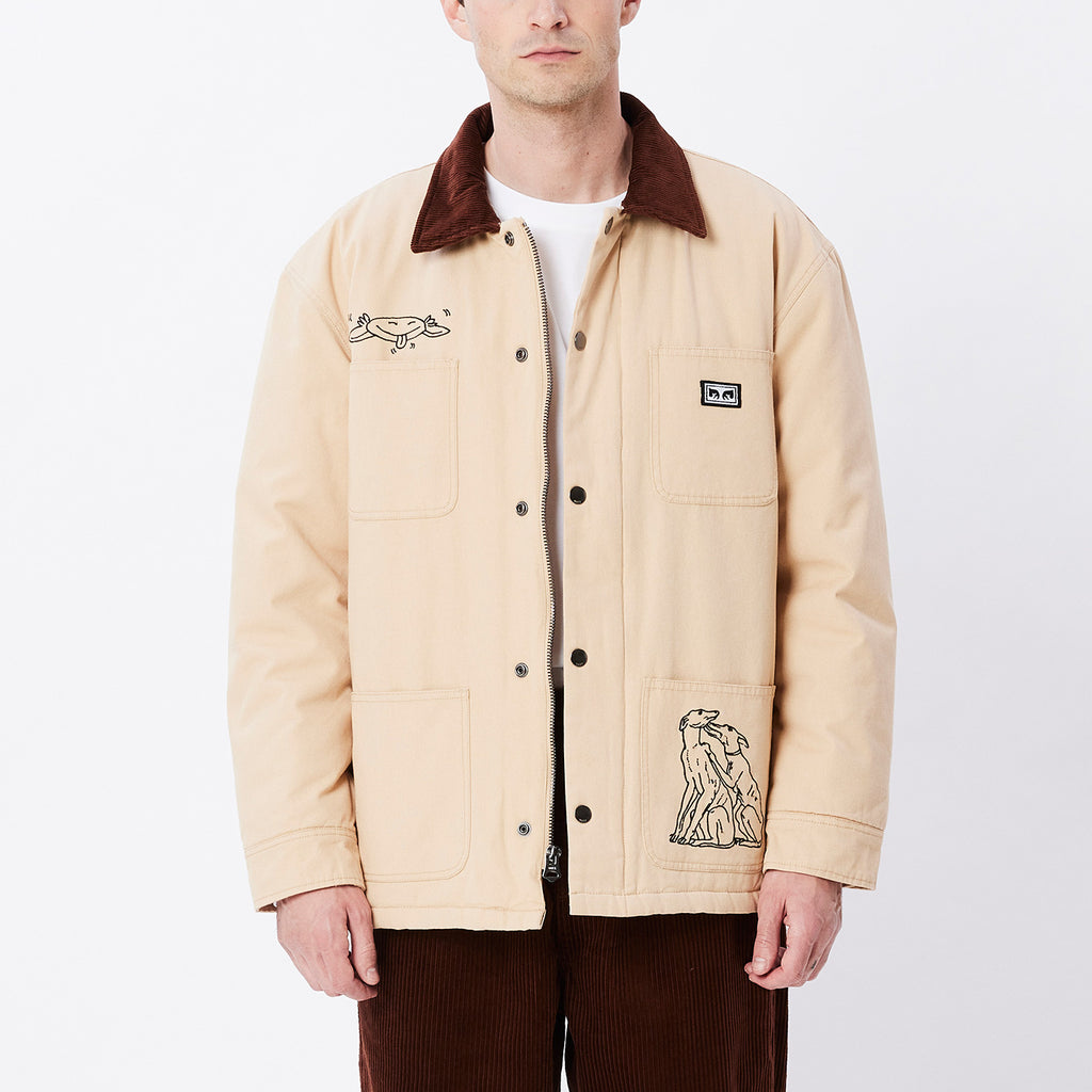 Obey Friendly Jacket - Irish Cream