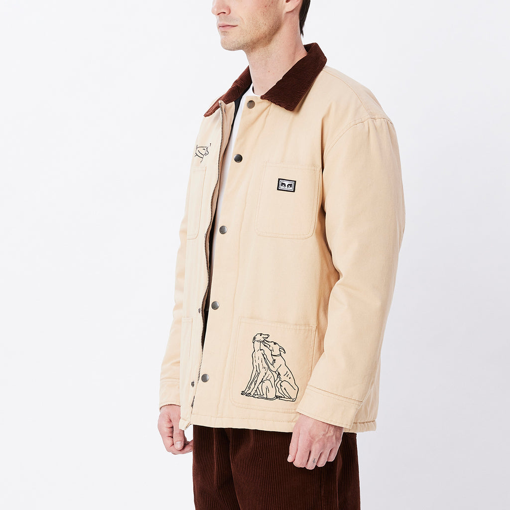 Obey Friendly Jacket - Irish Cream