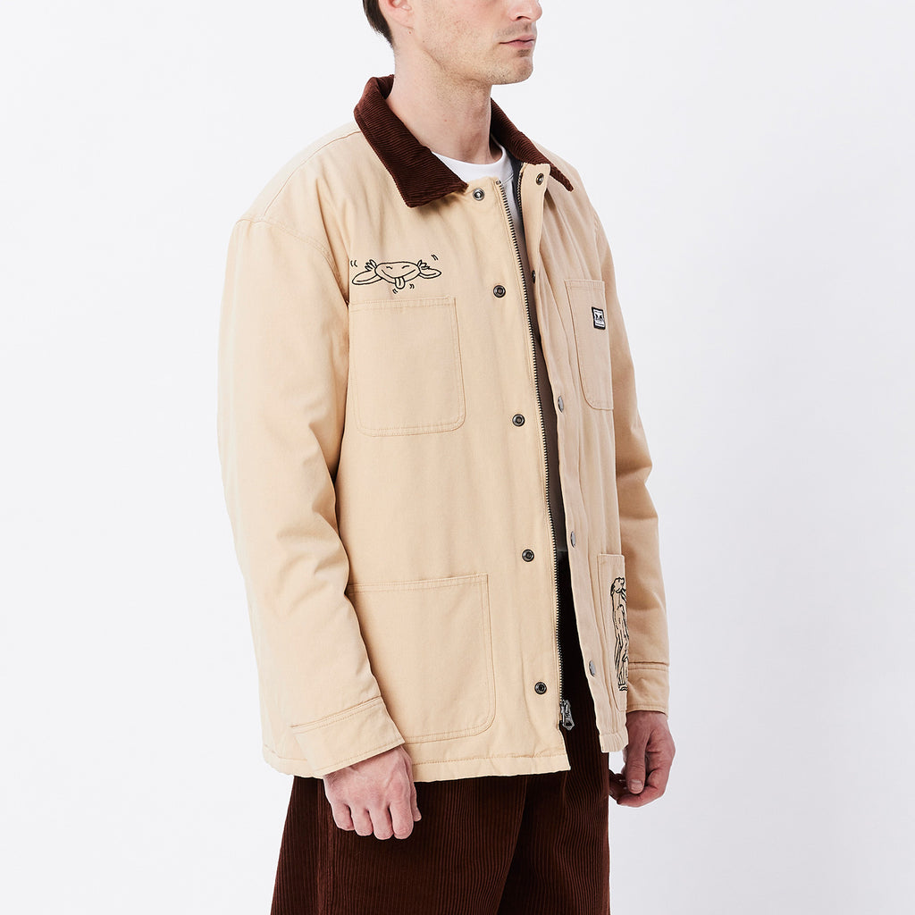 Obey Friendly Jacket - Irish Cream