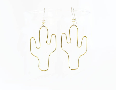 Cactus Dangle Earrings