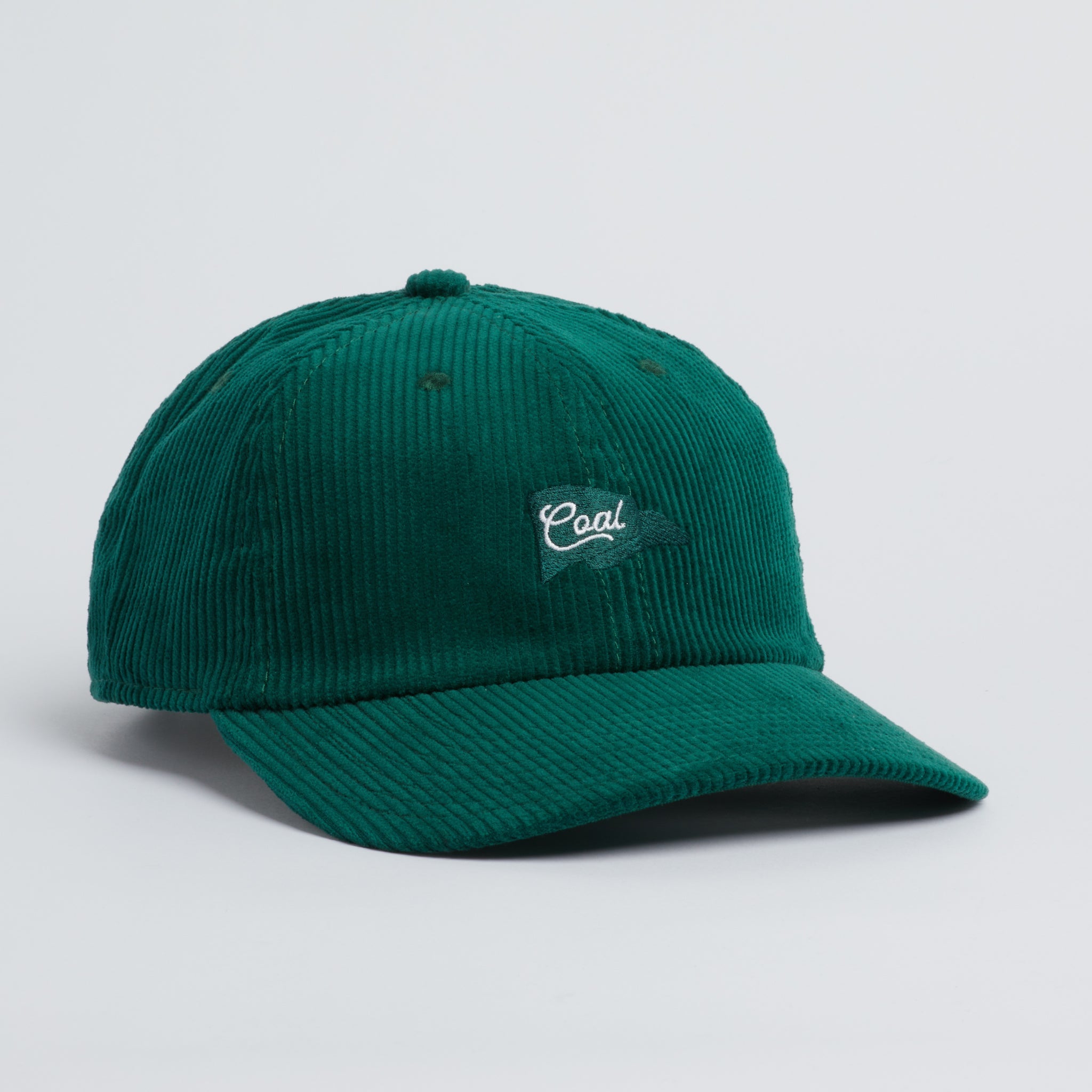 Coal Whidbey Ultra Low Corduroy Cap - Dark Green