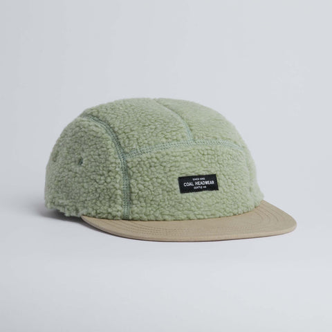 Coal The Linus Fleece 5 Panel Cap - Cucumber