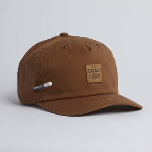 Coal the Clayton Waxed Canvas Work Cap - Light Brown