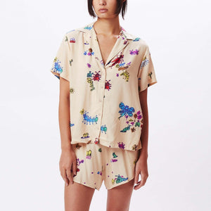 Obey Doodles Relaxed Shirt - Shortbread