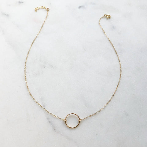 Token Eternity Necklace - 14K Gold Fill