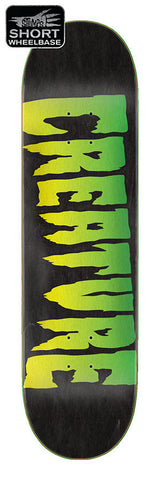 Creature Logo Stumps Deck  9in