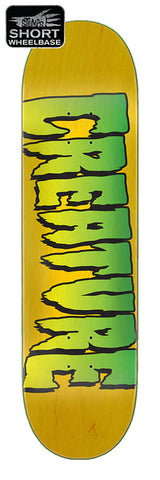 Creature Logo Stumps Deck - 8 in