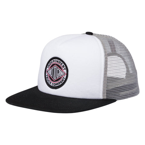 Independent BTG Summit Snapback Mesh Trucker Hat - White