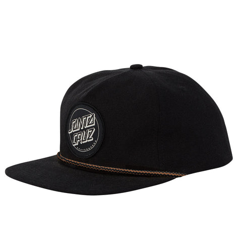 Santa Cruz Reverse Dot Eco Snapback Hat - Eco Black