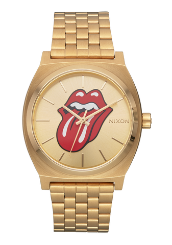 Nixon Rolling Stones Time Teller Watch - Gold Gold