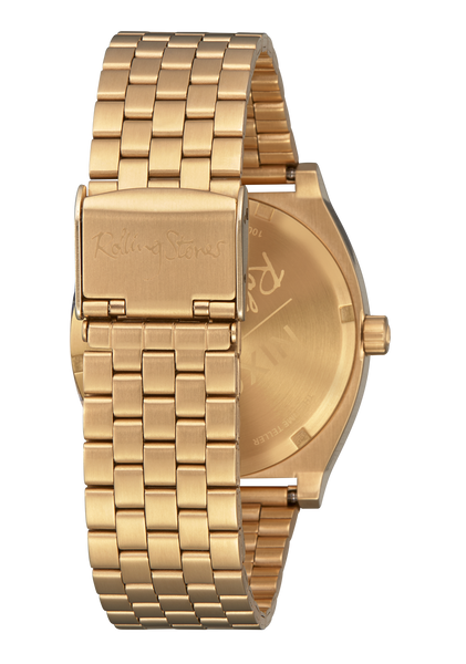 Nixon Rolling Stones Time Teller Watch - Gold Gold