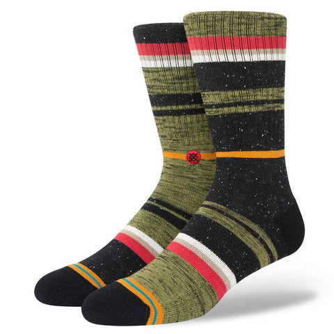 Stance Sleighed Crew Socks - Olive