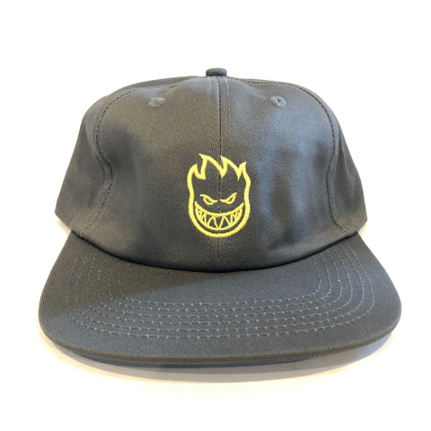 Spitfire Lil Bighead Strapback Hat - Dark Grey/Yellow