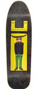 New Deal V Ply Templeton Bull Man Deck - Black 9.35