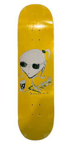 Frog Iced Coffee Skateboard Deck - 8.25