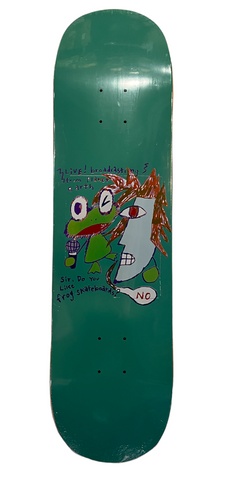 Frog Do You Like Frog Skateboard Deck 8.12ish