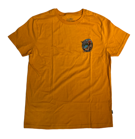 Brixton Willie Nelson Whiskey River Short Sleeve Tee - Texas Yellow