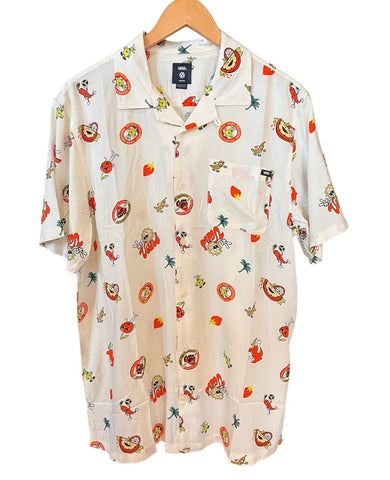 Vans Stickers Short Sleeve Button Down Shirt