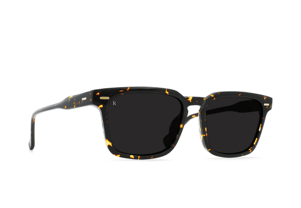 Raen Adin Men's Square Sunglasses - Cosmos Tortoise/Dark Smoke