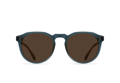 Raen Remmy Unisex Retro Round Sunglasses - Cirus/Brown Polarized