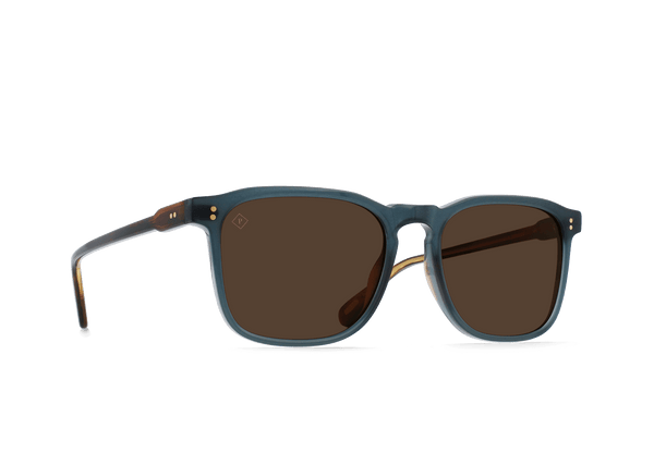 Raen Wiley Slate Vibrant Brown Sunglasses