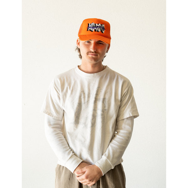 Welcome Thorns Trucker Hat - Orange