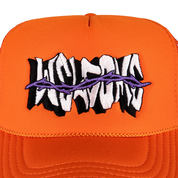 Welcome Thorns Trucker Hat - Orange