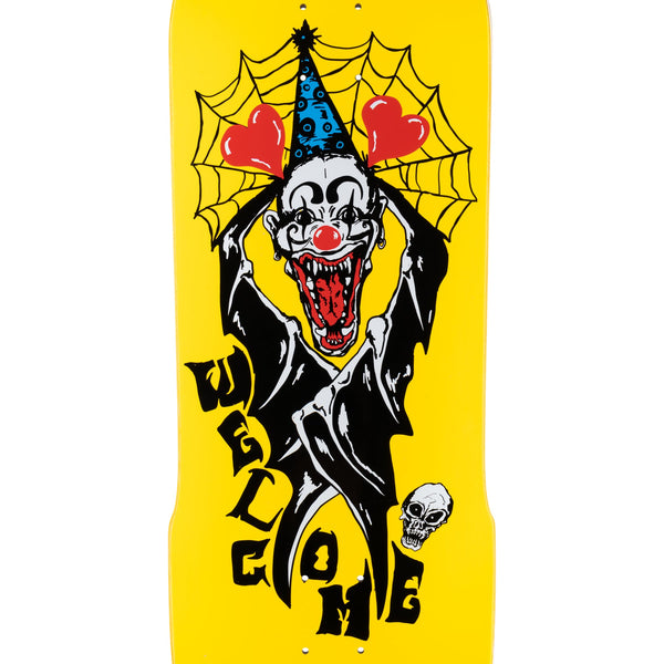 Welcome Skateboards Crazy Town On Totem 2.0 - Neon Yellow 9.75