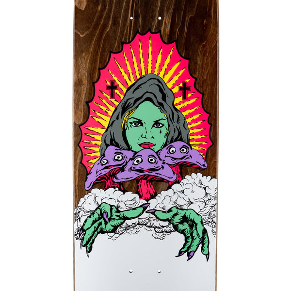 Welcome Skateboards Mushroom Witch On Pysanka - Brown 8.5