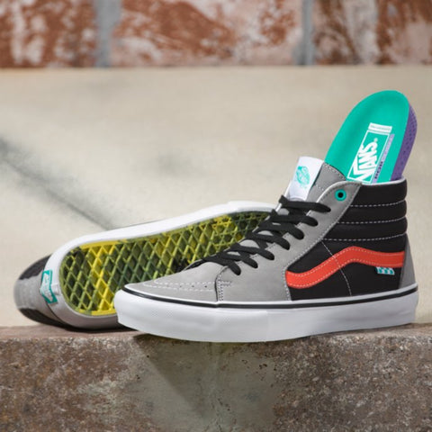 Vans Lucid Skate Sk8-Hi - Gray/Orange