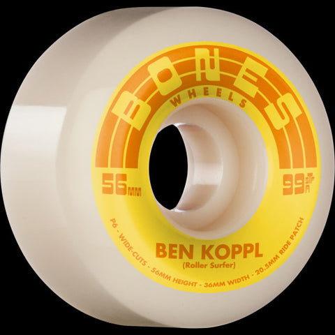 Bones Rollersurfer V6 Wide Cut 99A 56mm