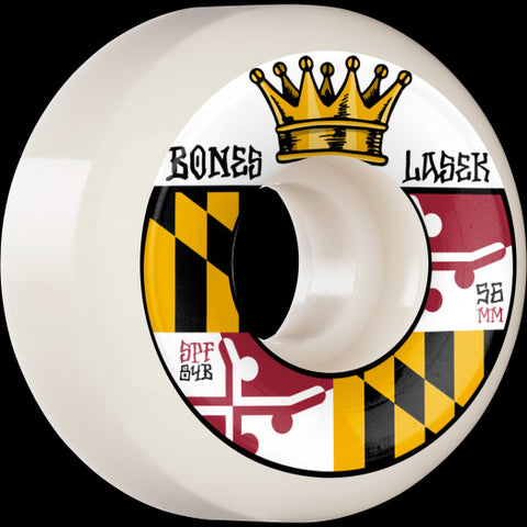 Bones Pro SPF Skateboard Bucky Crown P5 Sidecut Wheels