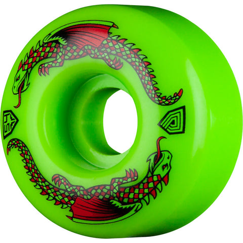 Powell Peralta Wheels Dragon Formula 93a Skateboard Wheels - Green