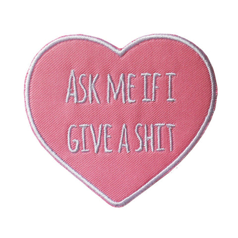 Ask Me Embroidered Patch