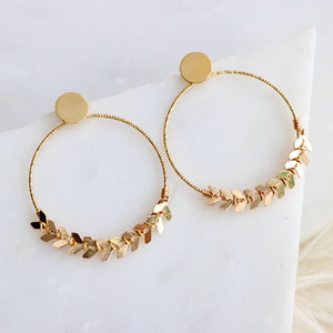 Island Hoop Earrings