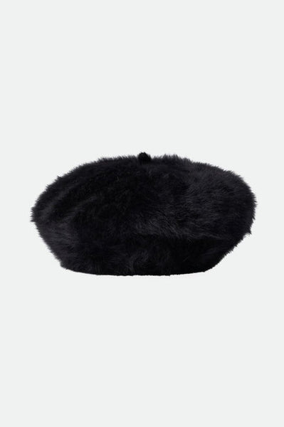 Brixton Audrey II Beret - Fuzzy Black