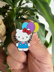 Pop Up Loon Kitty Pin