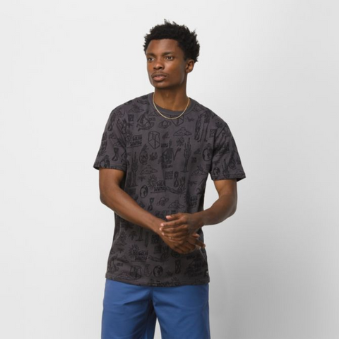 Vans Doom Bloom Knit Shirt - Asphalt/Black