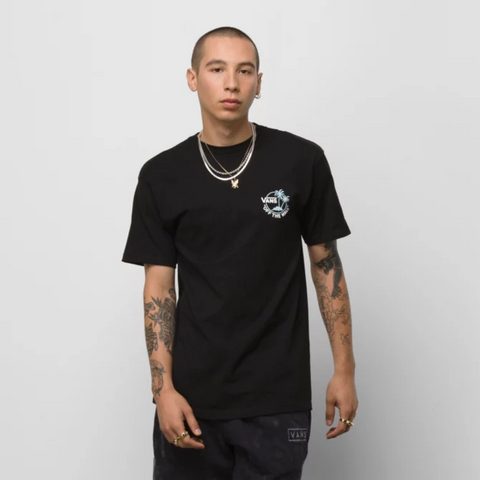 Vans Classic Mini Dual Palm T-Shirt - Black/Aquatic