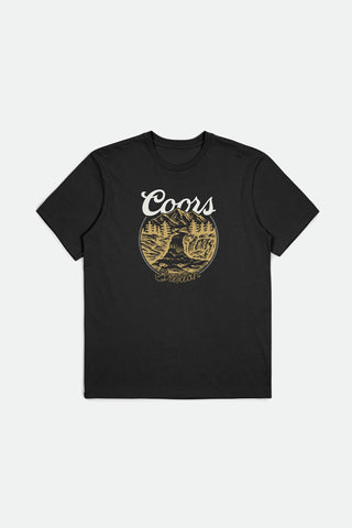 Brixton Coors Rocky Short Sleeve Tee - Black