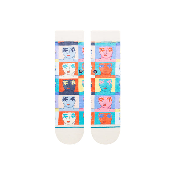 Stance Flower Faces Crew Sock