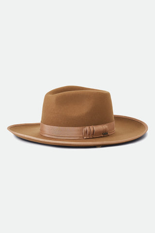 Brixton Reno Fedora Unisex hat - Medal Bronze